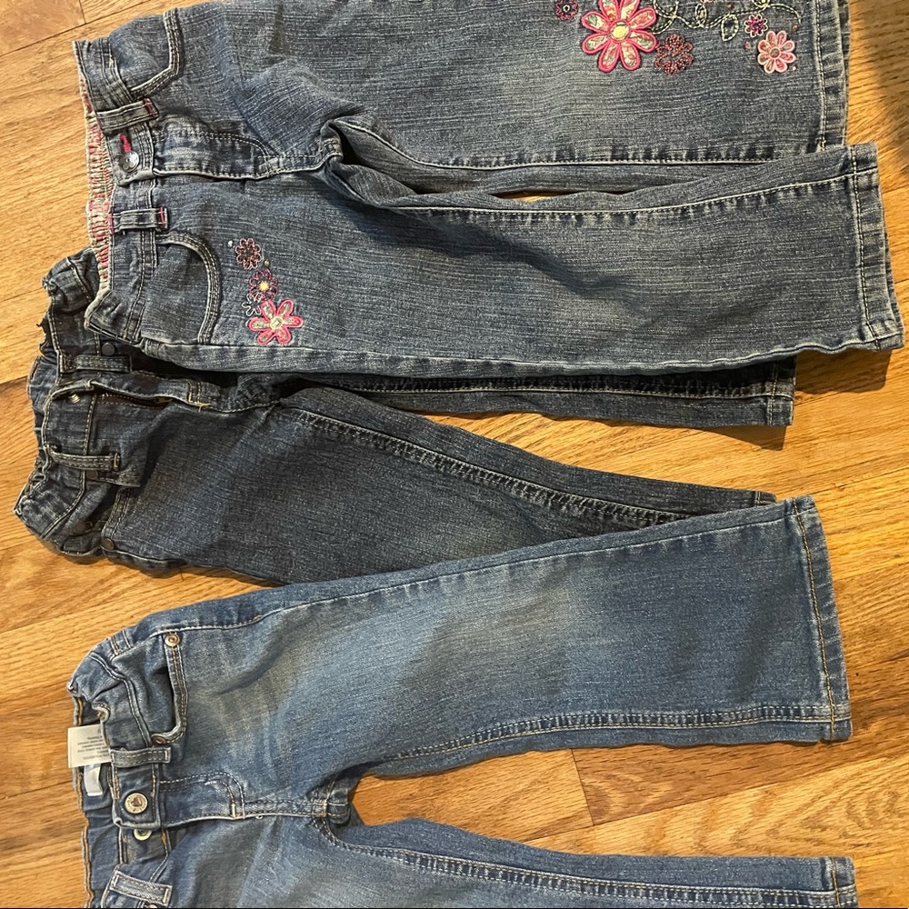 3T girls jeans - lot of 3 pair